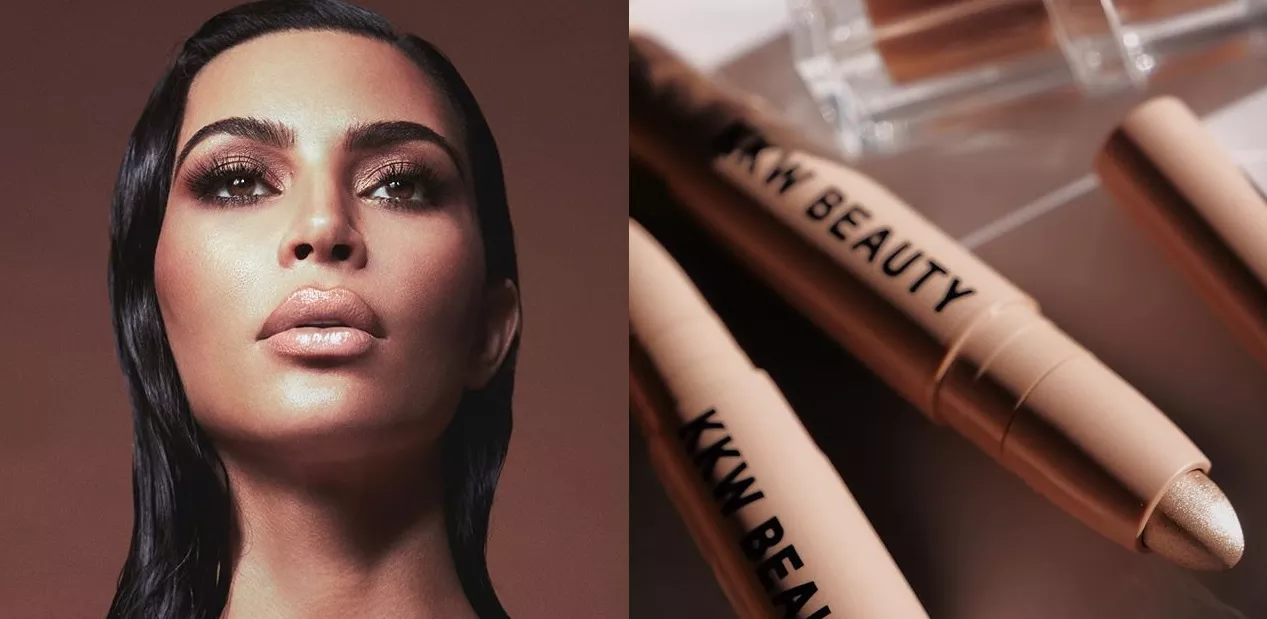 Kim Kardashian e sua marca de beleza (Foto: Reprodução Instagram)